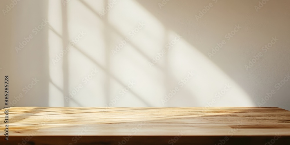 Wooden Tabletop with Light and Shadow. Wooden Tabletop with Light and Shadow.