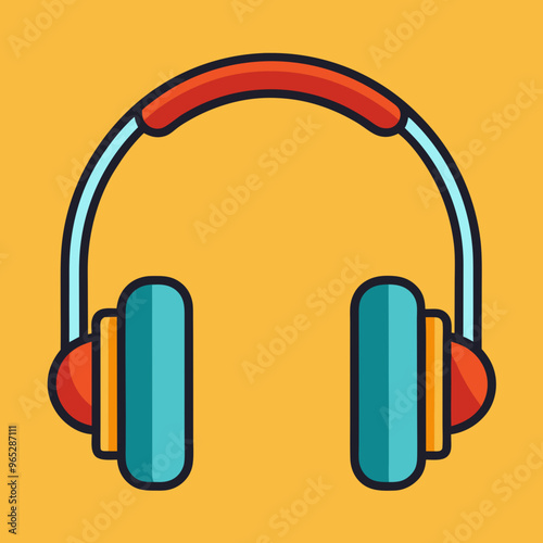 illustration of headphones