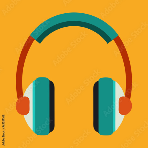 illustration of headphones