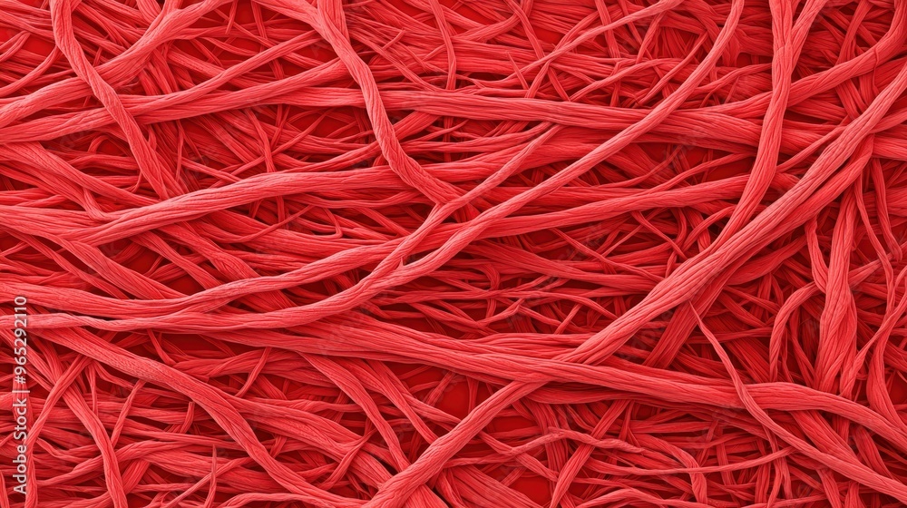 Intricate Detail of Skeletal Muscle Fibers Microscopic Structure - 8K High Resolution Illustration with Copy Space for Text Intricate Detail of Skeletal Muscle Fibers Microscopic Structure - 8K High Resolution Illustration with Copy Space for Text