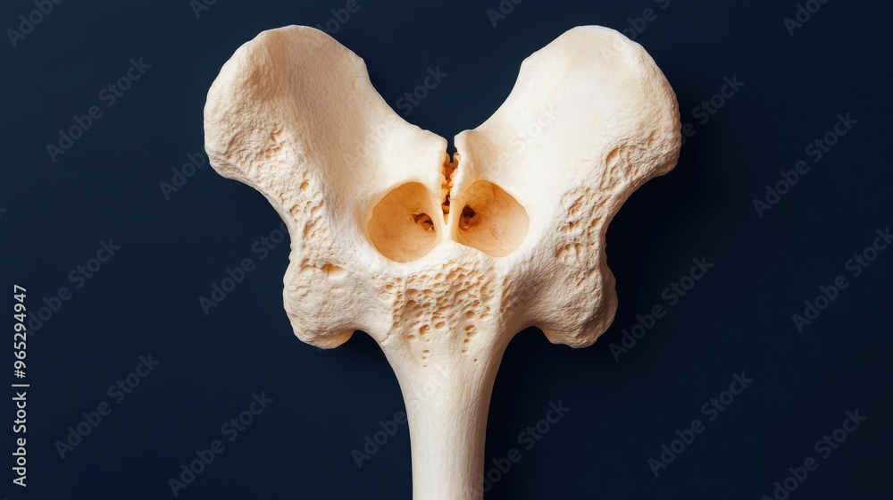 Fototapeta premium Detailed Anatomical Illustration of Bone Spurs for Scientific Study with Copy Space, 8K High Detail Resolution