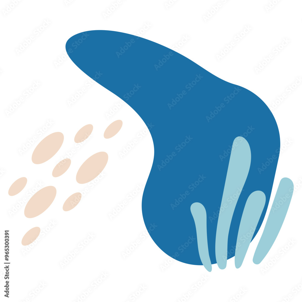 Obraz premium Sea Organic Shape