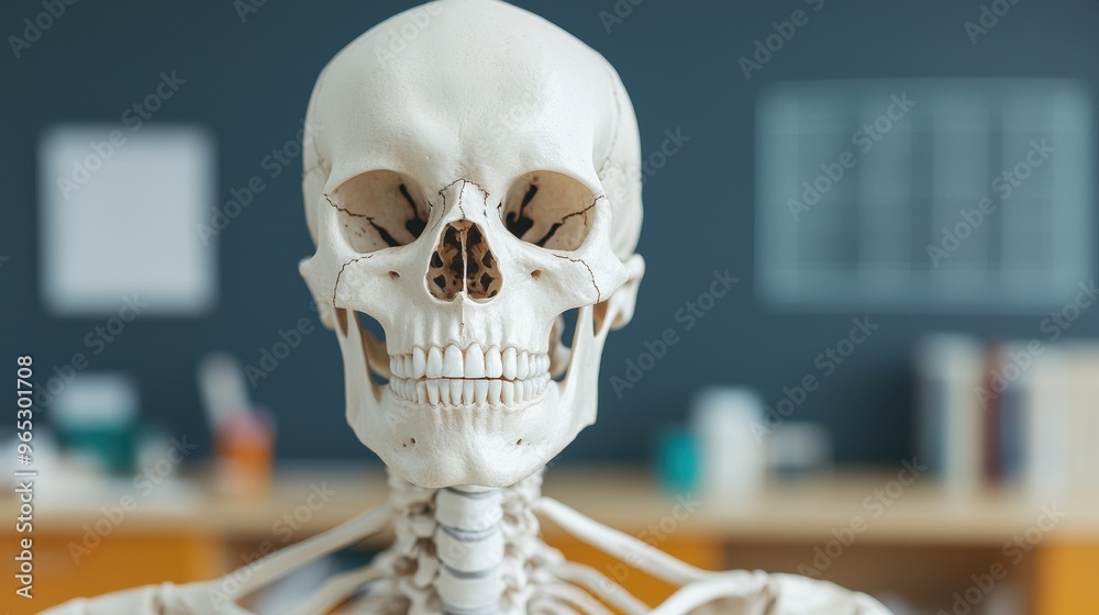 Detailed Anatomy Lesson with Skeletal Models | Educational Reference in 8K High Detail with Copy Space for Text Detailed Anatomy Lesson with Skeletal Models | Educational Reference in 8K High Detail with Copy Space for Text