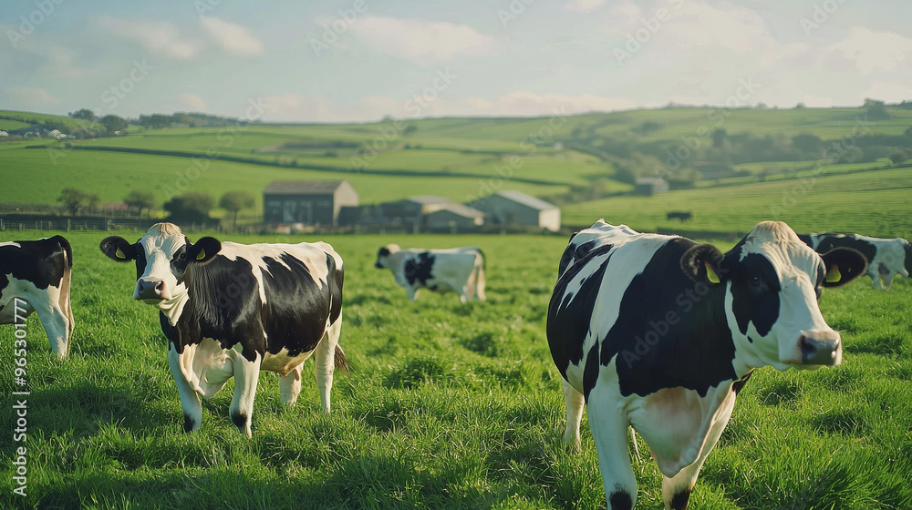 “Farm Life: Dairy Cows Enjoying the Fields” “Farm Life: Dairy Cows Enjoying the Fields”