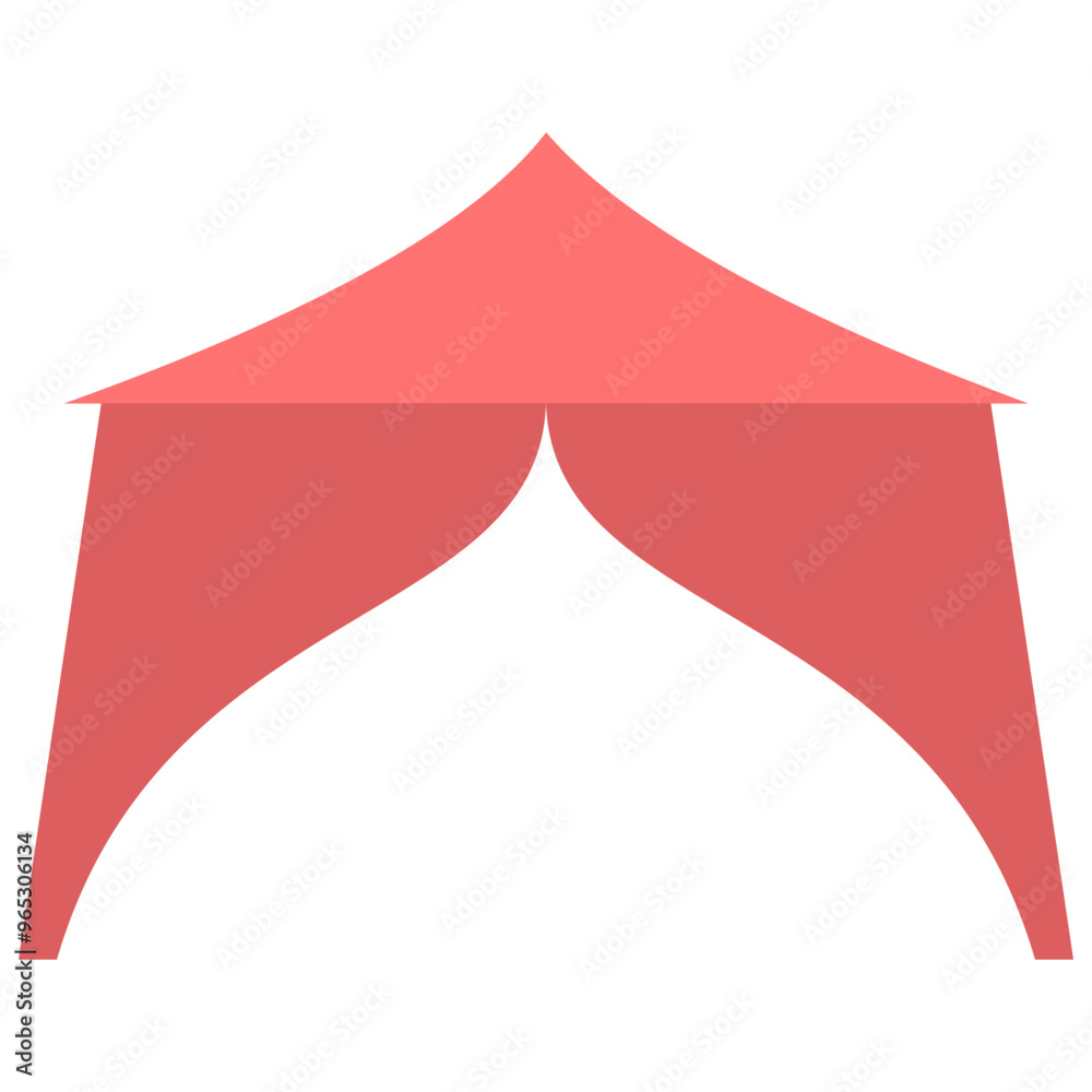 Obraz premium Tent Event Illustration