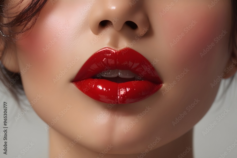 Close-up shot of beautiful woman lips Close-up shot of beautiful woman lips
