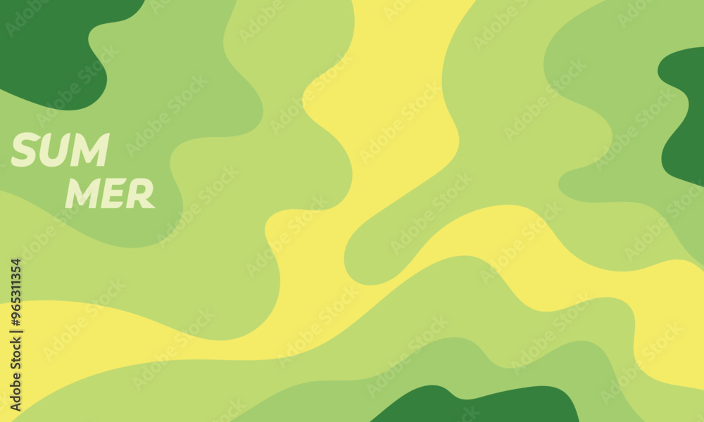 Fototapeta premium Background summer A creative concept for a summer-themed bright cover, card, or poster in a minimalistic style, perfect for corporate identity, branding, social media ads, and promotions.