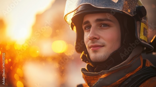 Portrait of a Firefighter.