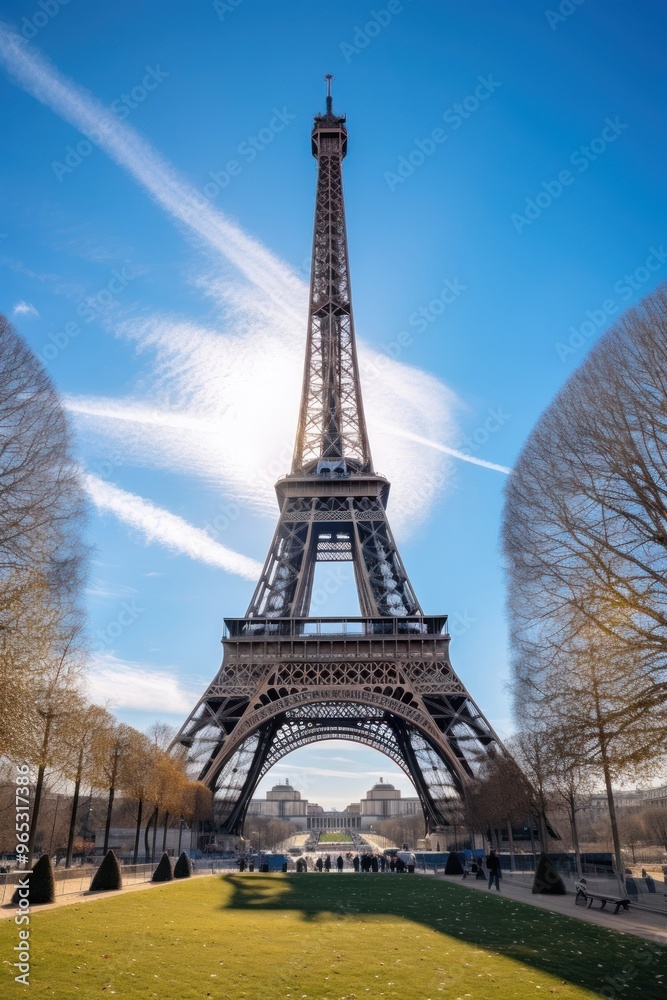 Fototapeta premium Landmark tower architecture building.