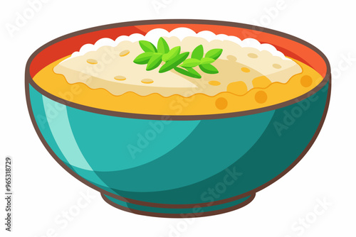 Pixel art illustration of fried rice