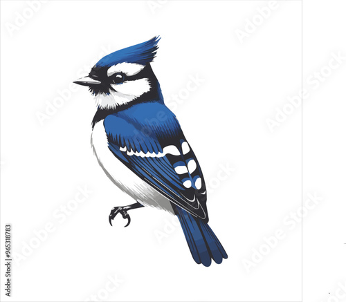 blue jay on a branch