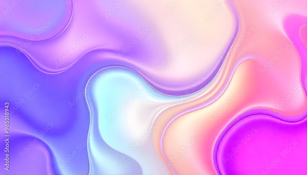 Colourful Holo gradient wallpaper background of purple and blue, Swirling, Render 3D surface and iridescent colors. reminiscent of a cosmic nebula Colourful Holo gradient wallpaper background of purple and blue, Swirling, Render 3D surface and iridescent colors. reminiscent of a cosmic nebula