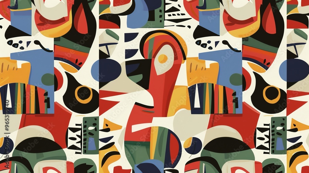cubist pattern seamless wallpaper cubist pattern seamless wallpaper