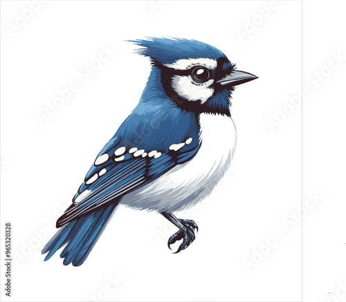blue jay on a branch