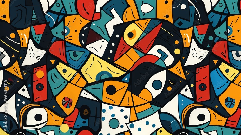 cubist pattern seamless wallpaper cubist pattern seamless wallpaper