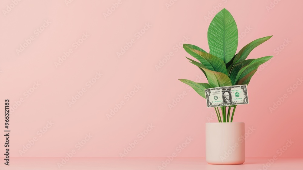 Money Plant Fantasy - of Currency Leaves, Copy Space, Selective Focus, Quality Money Plant Fantasy - of Currency Leaves, Copy Space, Selective Focus, Quality