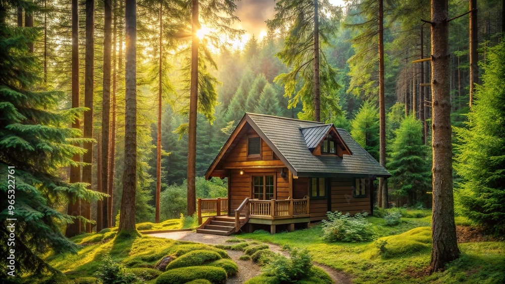 trees, summer, outdoor living, forest house, A stock photo showcasing a cozy forest house nestled amidst lush green trees offering a perfect retreat for relaxation in the summer forest trees, summer, outdoor living, forest house, A stock photo showcasing a cozy forest house nestled amidst lush green trees offering a perfect retreat for relaxation in the summer forest