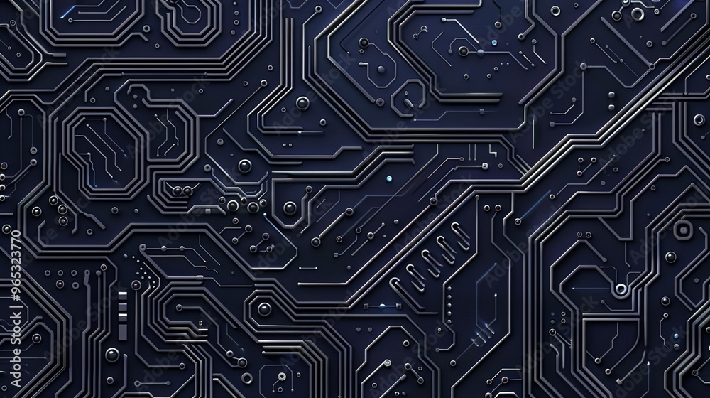 Circuit pattern wallpaper