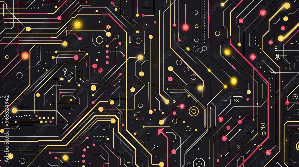 Circuit pattern wallpaper Circuit pattern wallpaper