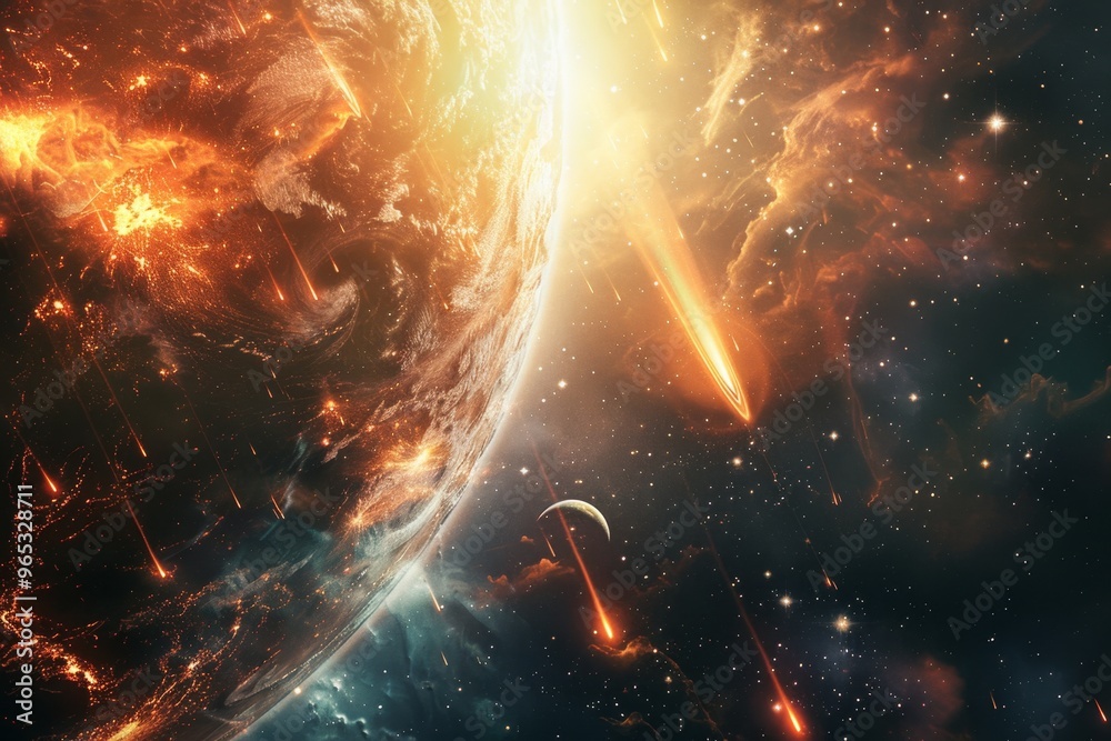 Obraz premium Beautiful Outer Space View