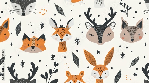 Wallpaper Mural animal pattern seamless wallpaper Torontodigital.ca