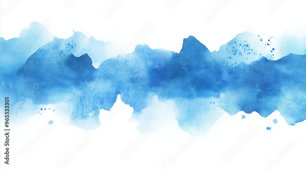 Blue watercolor background. Artistic hand paint. Isolated on transparent background. isolated on white background,. Created using Generative AI Technology
Blue watercolor background. Artistic hand paint. Isolated on transparent background. isolated on white background,. Created using Generative AI Technology