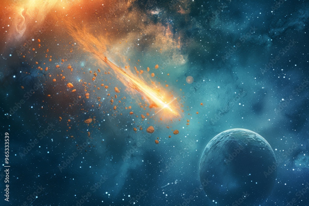 Obraz premium Beautiful Outer Space View