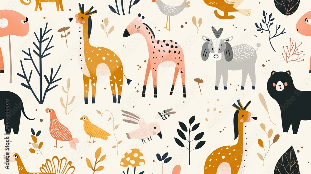 animal pattern seamless wallpaper animal pattern seamless wallpaper