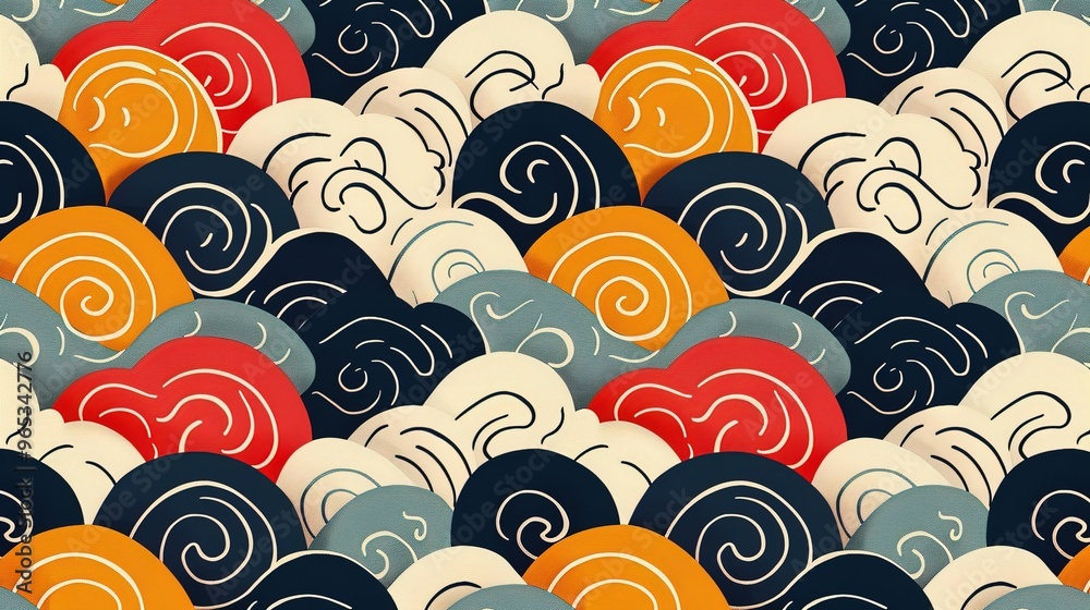 Retro wave pattern wallpaper Retro wave pattern wallpaper
