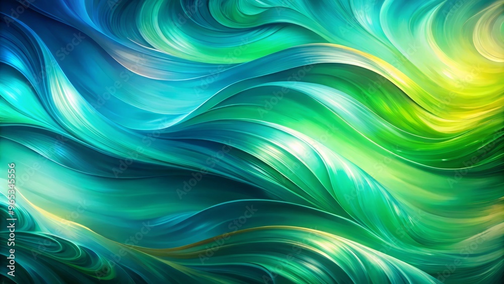 A mesmerizing abstract background combines azures and emeralds in a beautiful ombre gradient, evoking a sense of calm and energy. A mesmerizing abstract background combines azures and emeralds in a beautiful ombre gradient, evoking a sense of calm and energy.