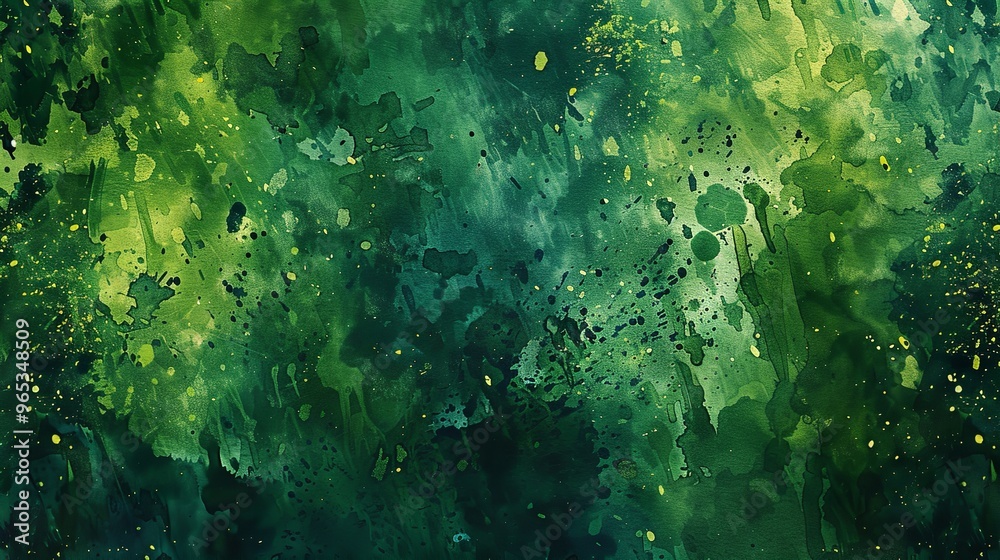 Watercolor abstract green grunge background with a texture Watercolor abstract green grunge background with a texture