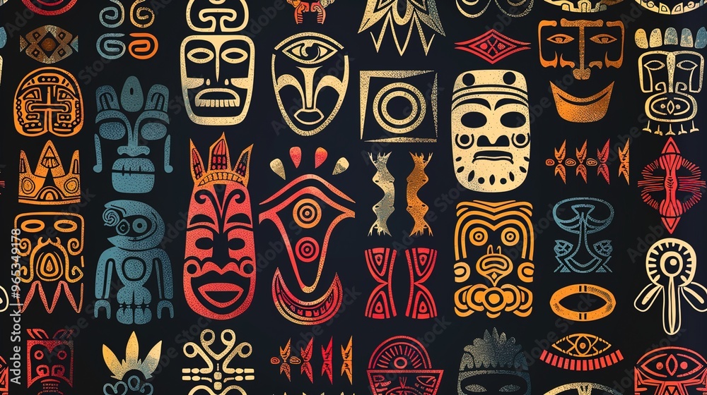 tribal pattern seamless wallpaper tribal pattern seamless wallpaper