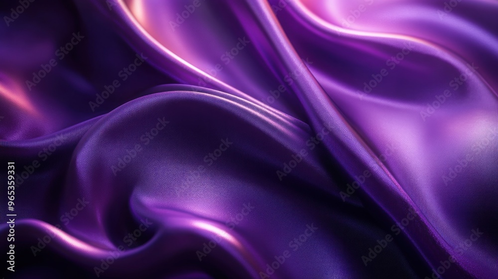 Abstract Purple Fabric with Shimmering Texture