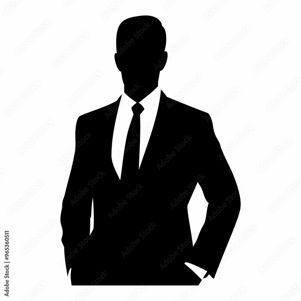 Men Suits silhouette. Flat image Men Suits silhouette. Flat image