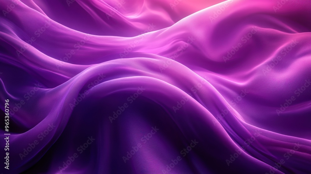 Abstract Draped Purple Fabric with Subtle Texture Abstract Draped Purple Fabric with Subtle Texture