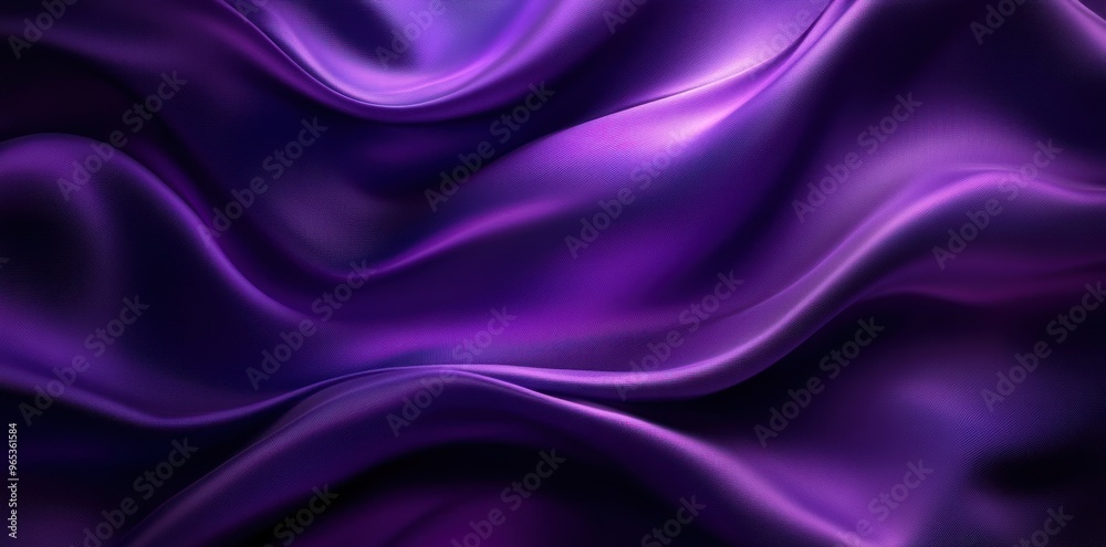 Abstract Purple Fabric Draped in Soft Waves Abstract Purple Fabric Draped in Soft Waves