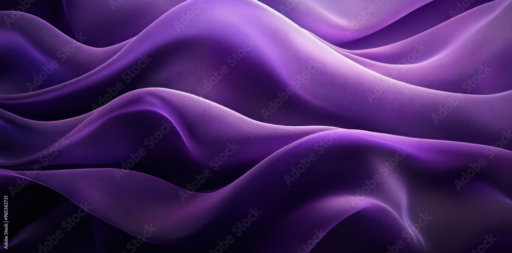 Obraz premium Abstract Purple Fabric with Subtle Waves and Texture