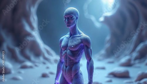 x image of human body
