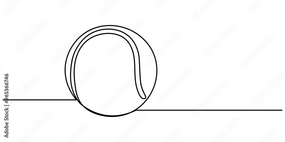 Tennis ball one continuous line art. Single line drawing of tennis equipment. Continuous one line drawing of tennis sport theme with racket and ball Sign and symbol of sports game drawn by pro vector Tennis ball one continuous line art. Single line drawing of tennis equipment. Continuous one line drawing of tennis sport theme with racket and ball Sign and symbol of sports game drawn by pro vector