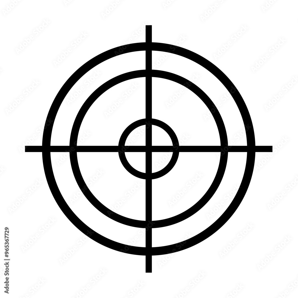 Target icons silhouette. Vector image Target icons silhouette. Vector image