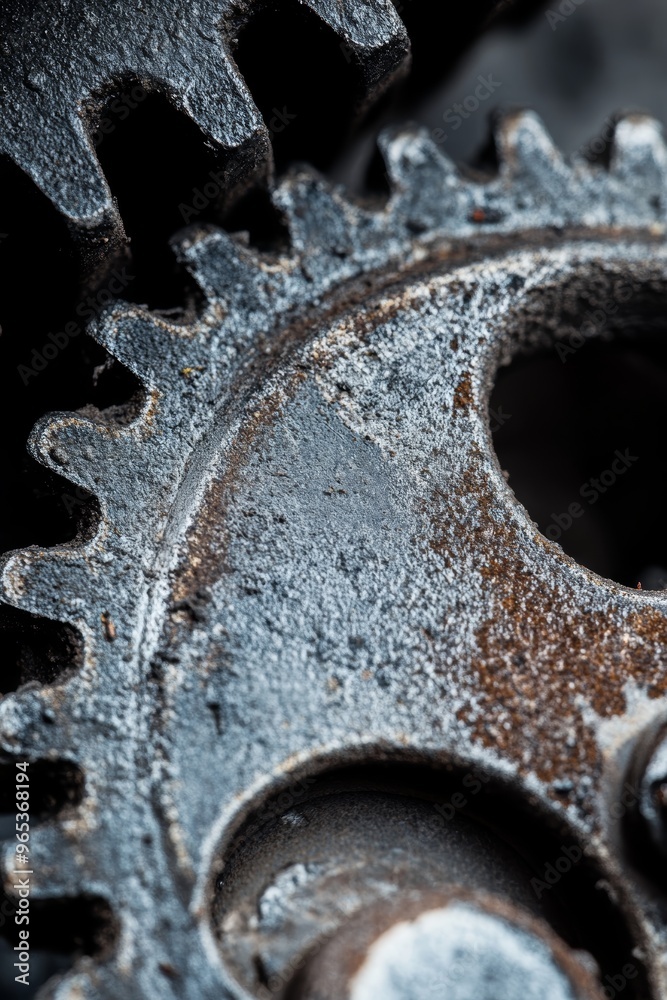 Close-up of Engine Gear Wheels in Neutral Grey Colors, Ideal for Industrial or Mechanical Backgrounds Generative AI Close-up of Engine Gear Wheels in Neutral Grey Colors, Ideal for Industrial or Mechanical Backgrounds Generative AI