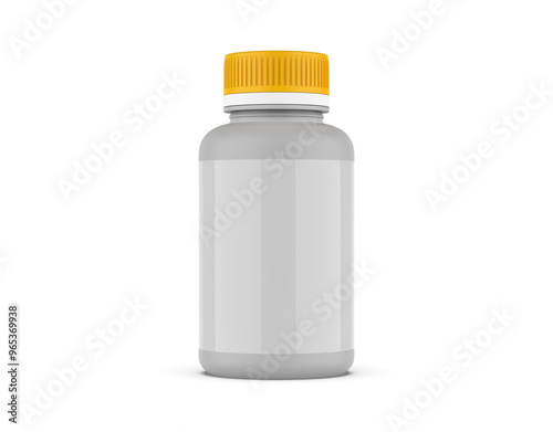 supplement bottle for mockup