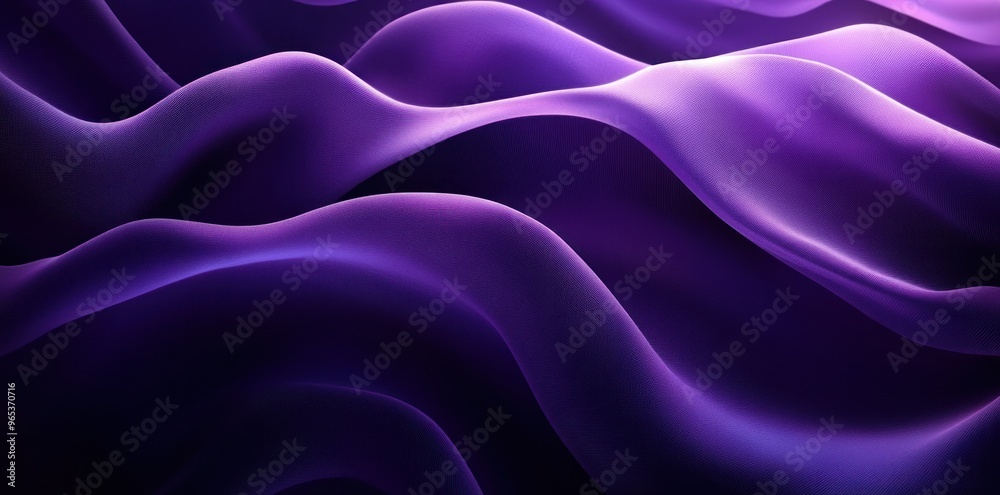 Fototapeta premium Abstract Purple Wavy Fabric Texture