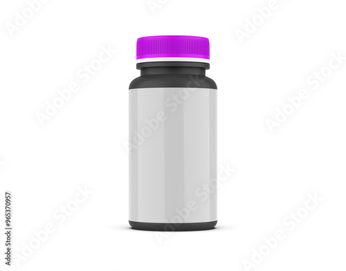 supplement bottle for mockup