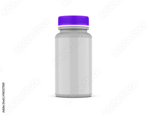 supplement bottle for mockup