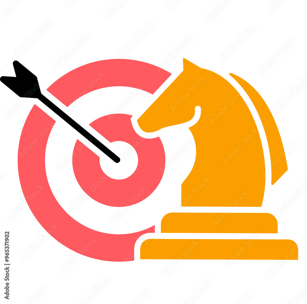 strategy icon for business and life strategy icon for business and life