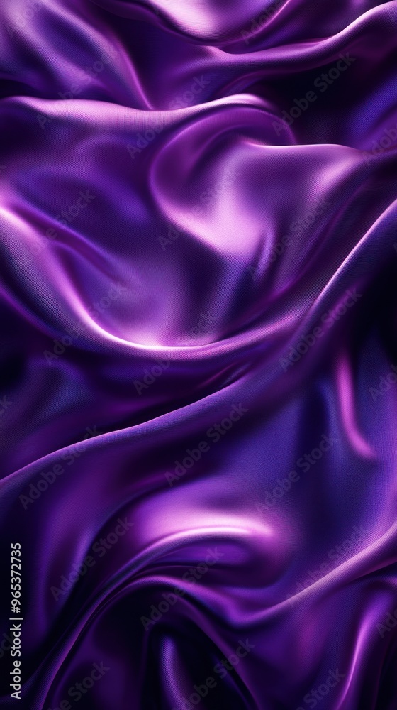 Obraz premium Abstract Purple Draped Fabric with Subtle Texture