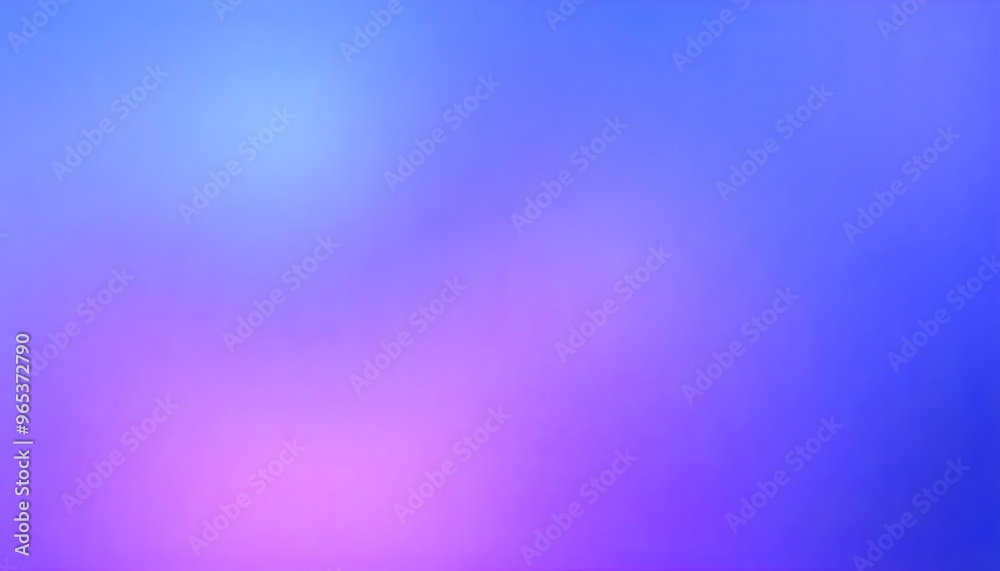 Fototapeta premium Soft, blurred gradient transitioning from light purple to a deeper blue.