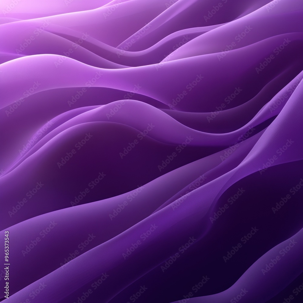 Fototapeta premium Abstract Purple Fabric Waves