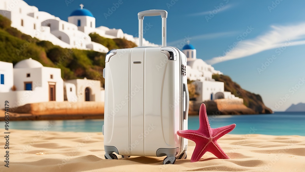 Naklejka premium Summer Holiday and Travel vacation Concept,